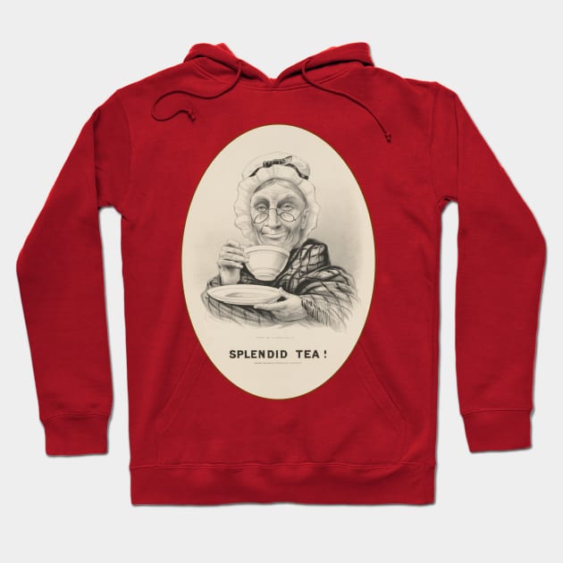 Splendid Tea Hoodie by LP Designs